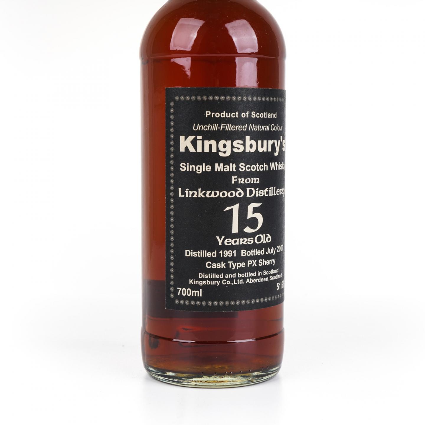 林可伍德 15年 1991-2007 Kingsbury's