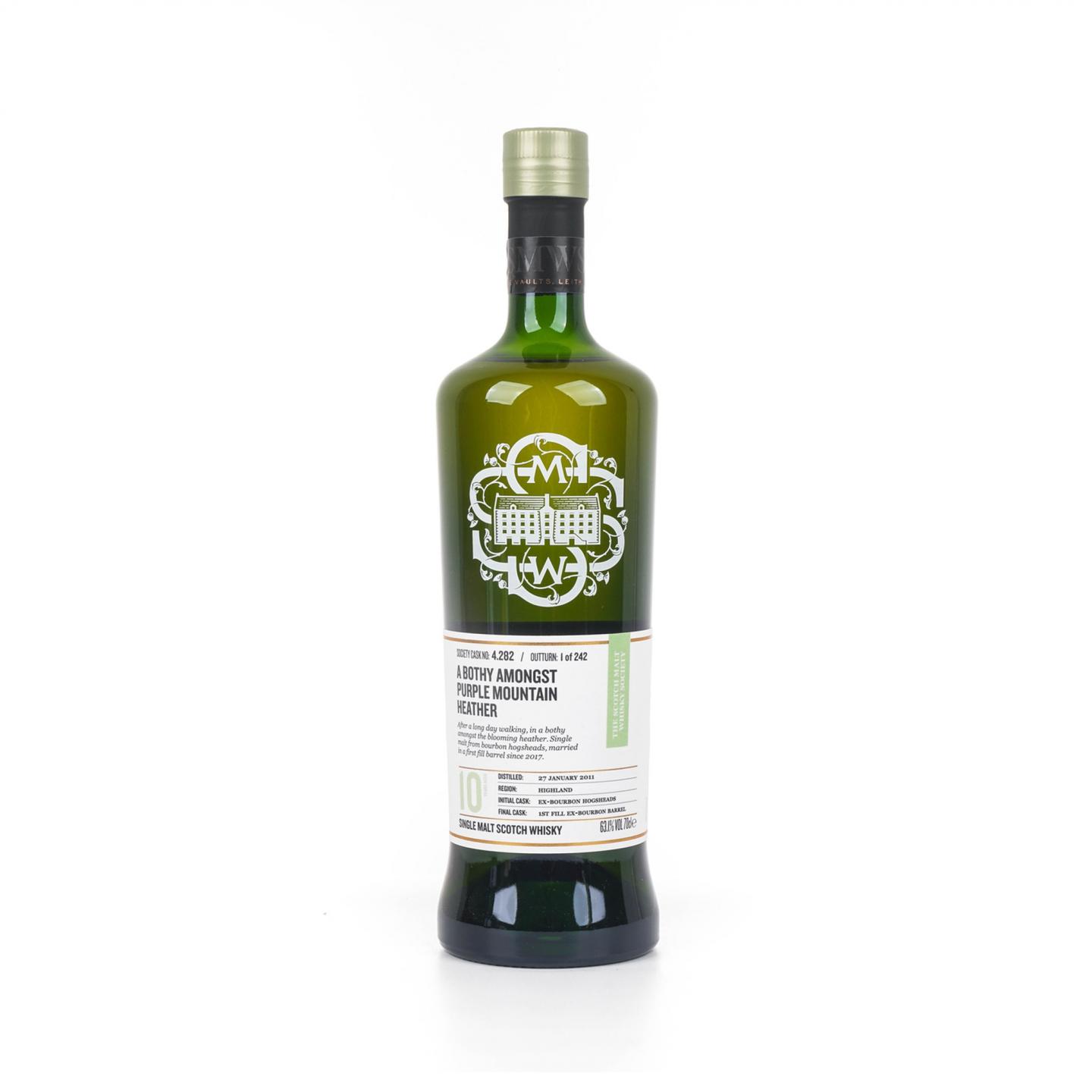SMWS 4.282 高原骑士 10年 2011-2021