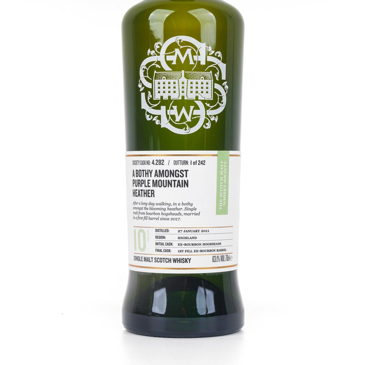 SMWS 4.282 高原骑士 10年 2011-2021