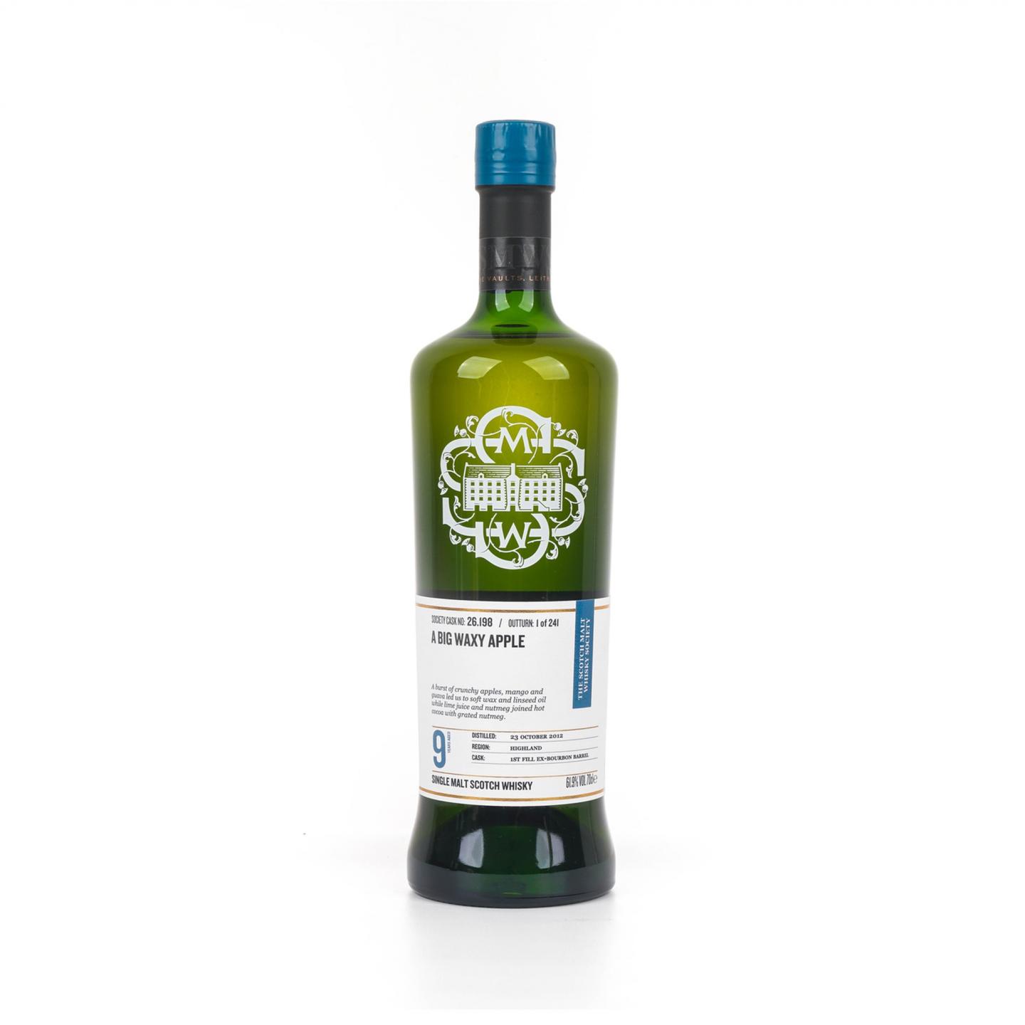 SMWS 26.198 克里尼利基 9年 2012