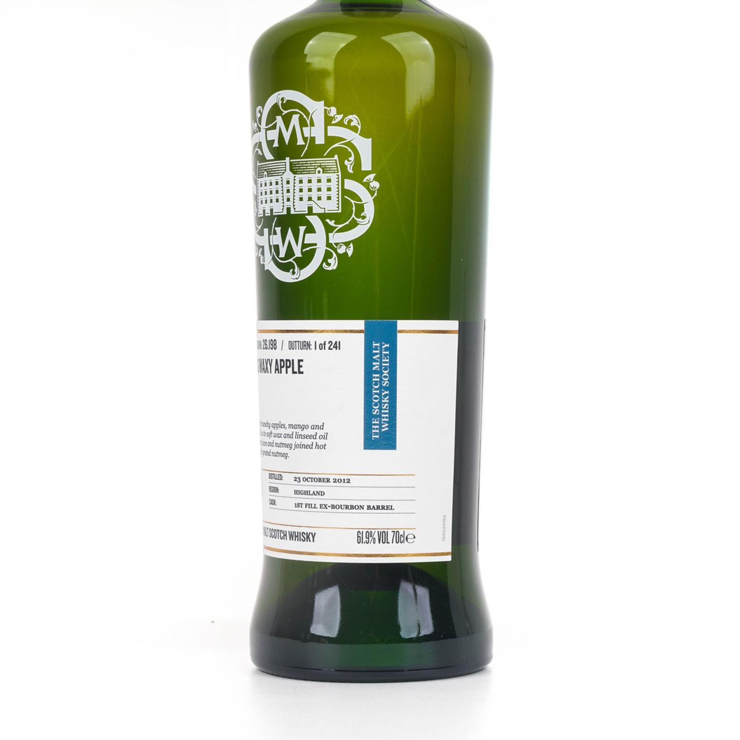 SMWS 26.198 克里尼利基 9年 2012