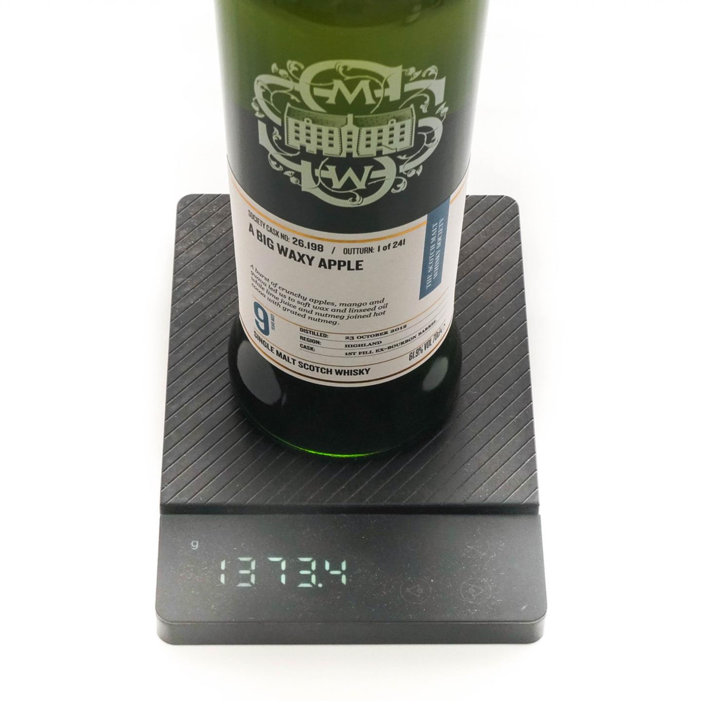 SMWS 26.198 克里尼利基 9年 2012