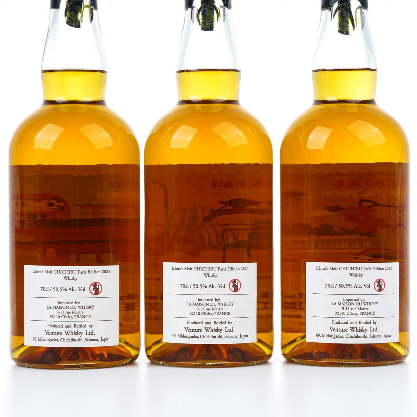 秩父 巴黎Whisky Live 2025 限定版 3瓶组