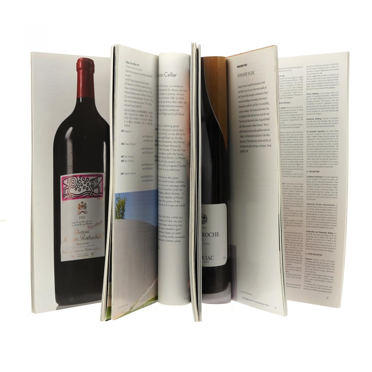 【酒周边】苏富比 Sotheby's 酒类拍卖图录4本