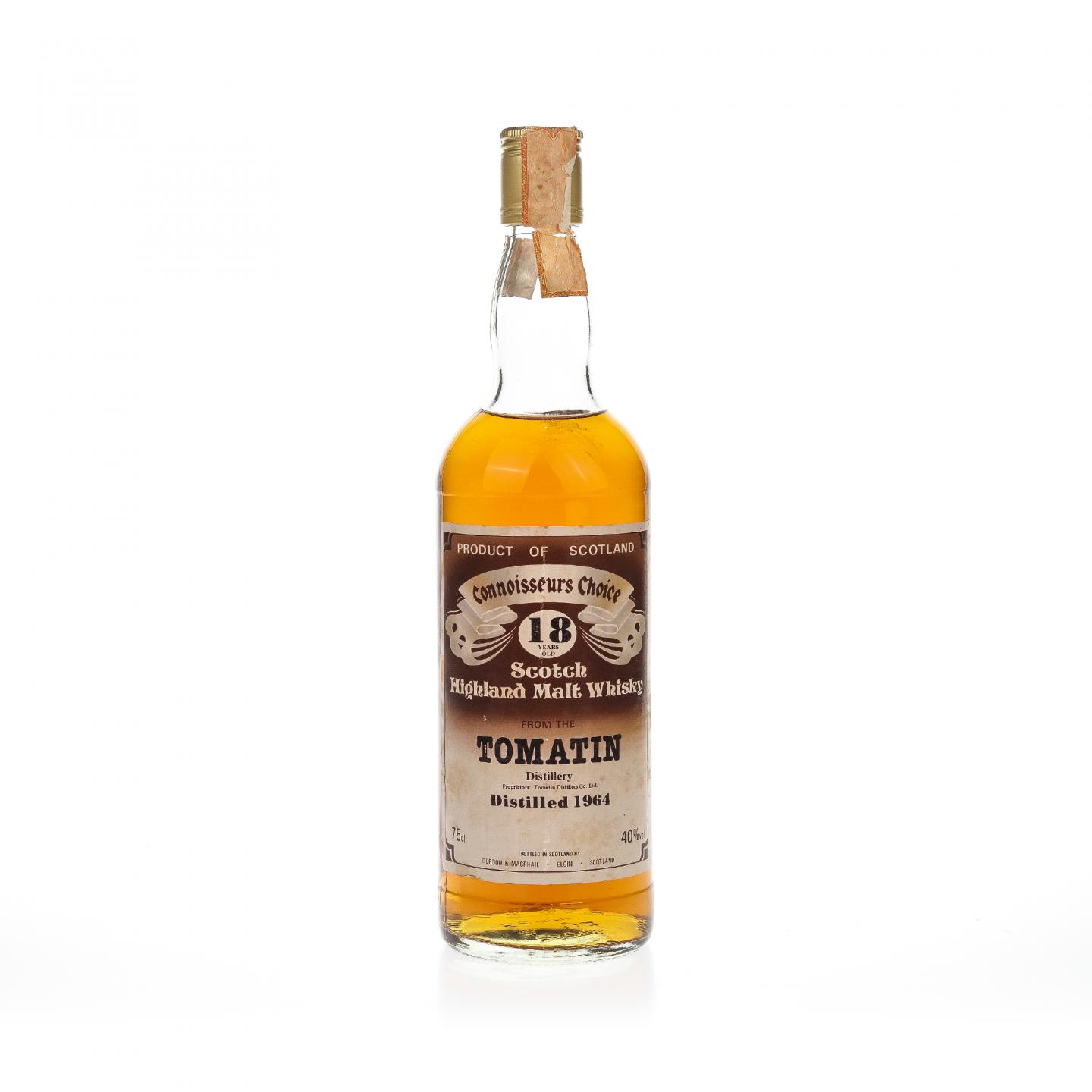 【威士忌】汤马丁 18年 1964 GM 鉴赏家之选 750ml