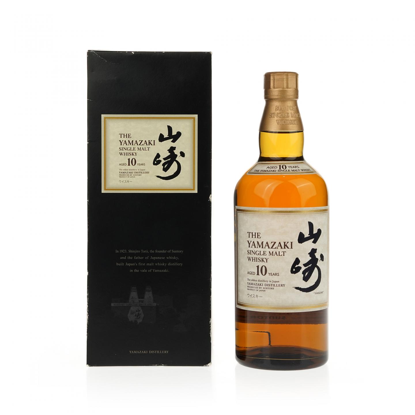 【威士忌】山崎 10年 金花头 Single Malt 700ml