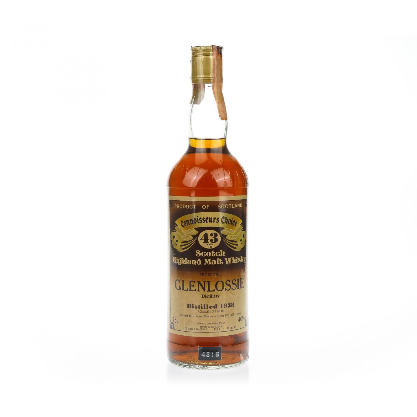【威士忌】格兰洛西 43年 1938 GM 鉴赏家之选 750ml