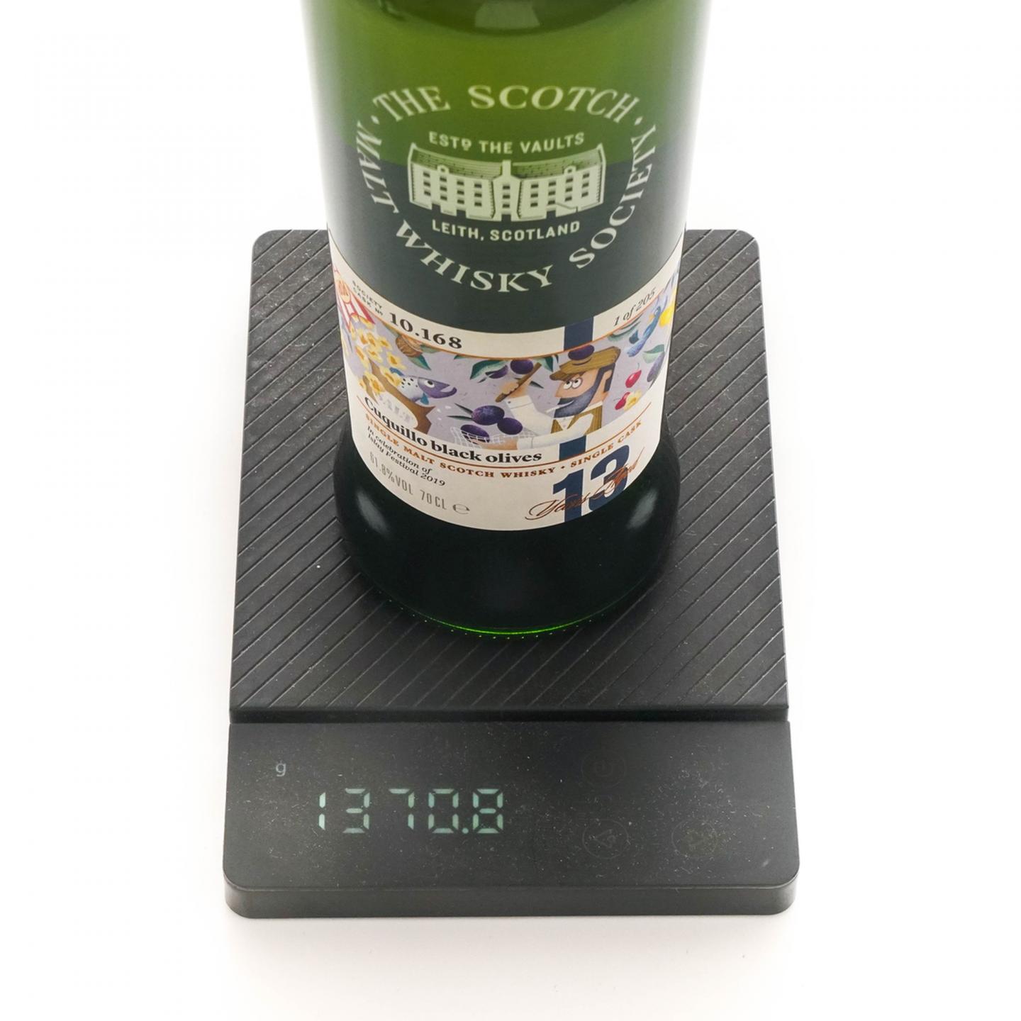 SMWS 10.168 布纳哈本 13年