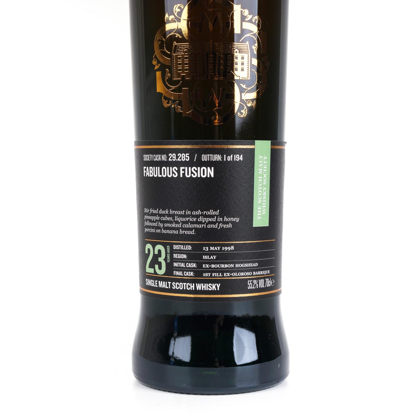 SMWS 29.285 拉弗格 23年 1998-2021 雪莉桶后熟