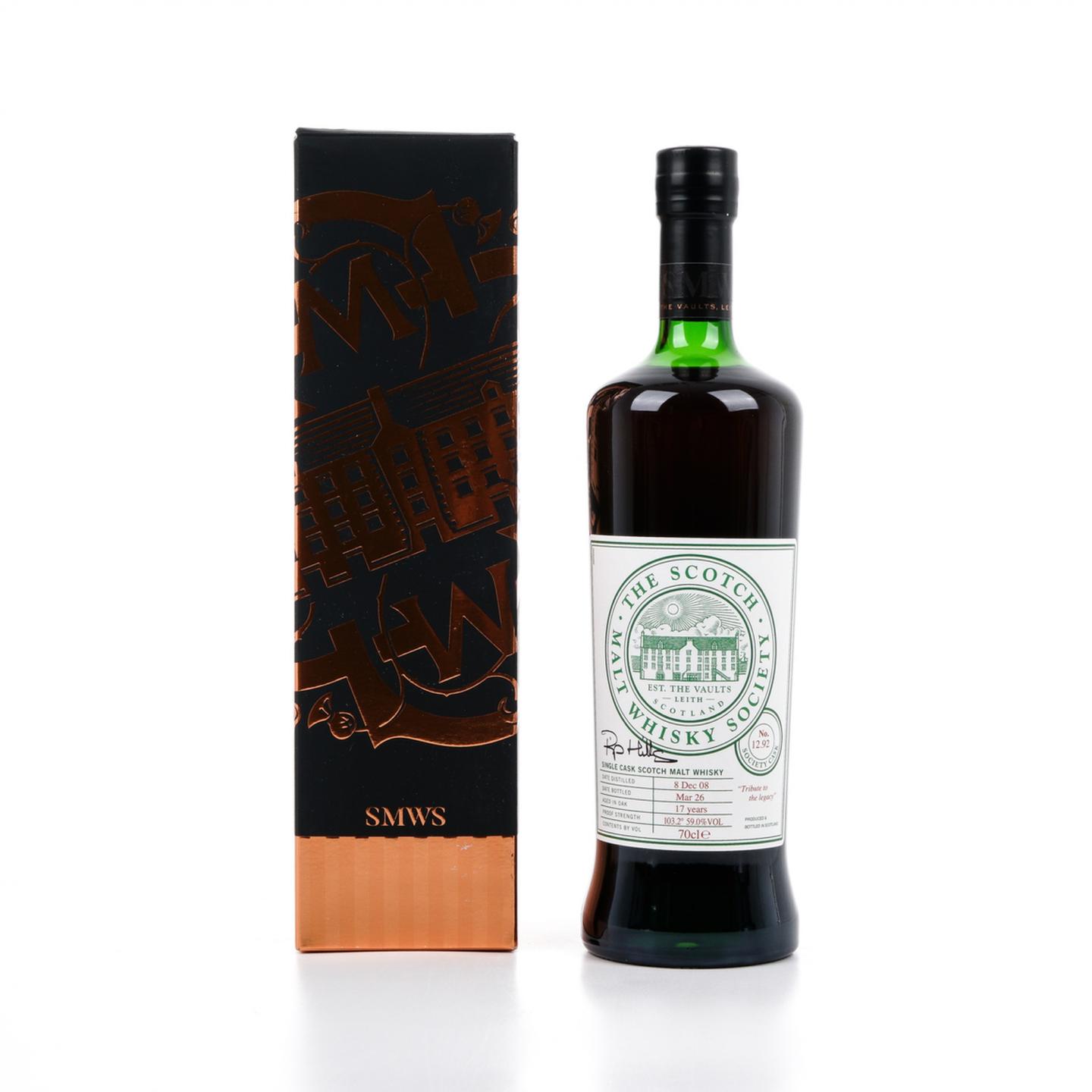 SMWS 12.92 本利亚克 17年 2008-2026