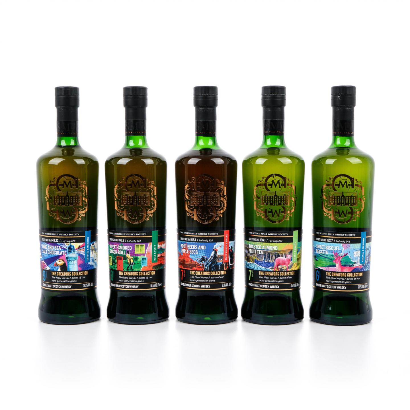 SMWS 149.22/168.2/167.3/166.1/162.7 5支组