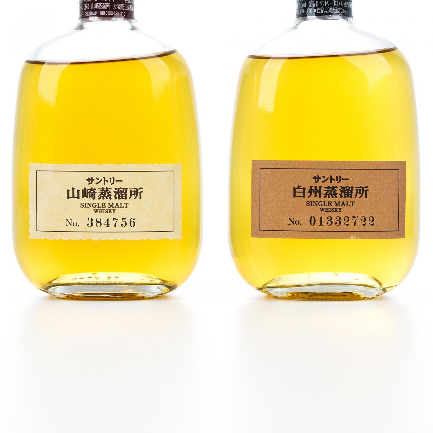 余市/山崎蒸馏所/白州蒸馏所 3瓶组 170ml+300ml*2