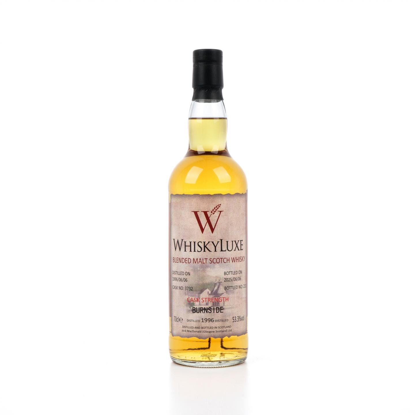 Burnside 1996-2025 百富汤匙桶#3732 Whiskyluxe 桶强