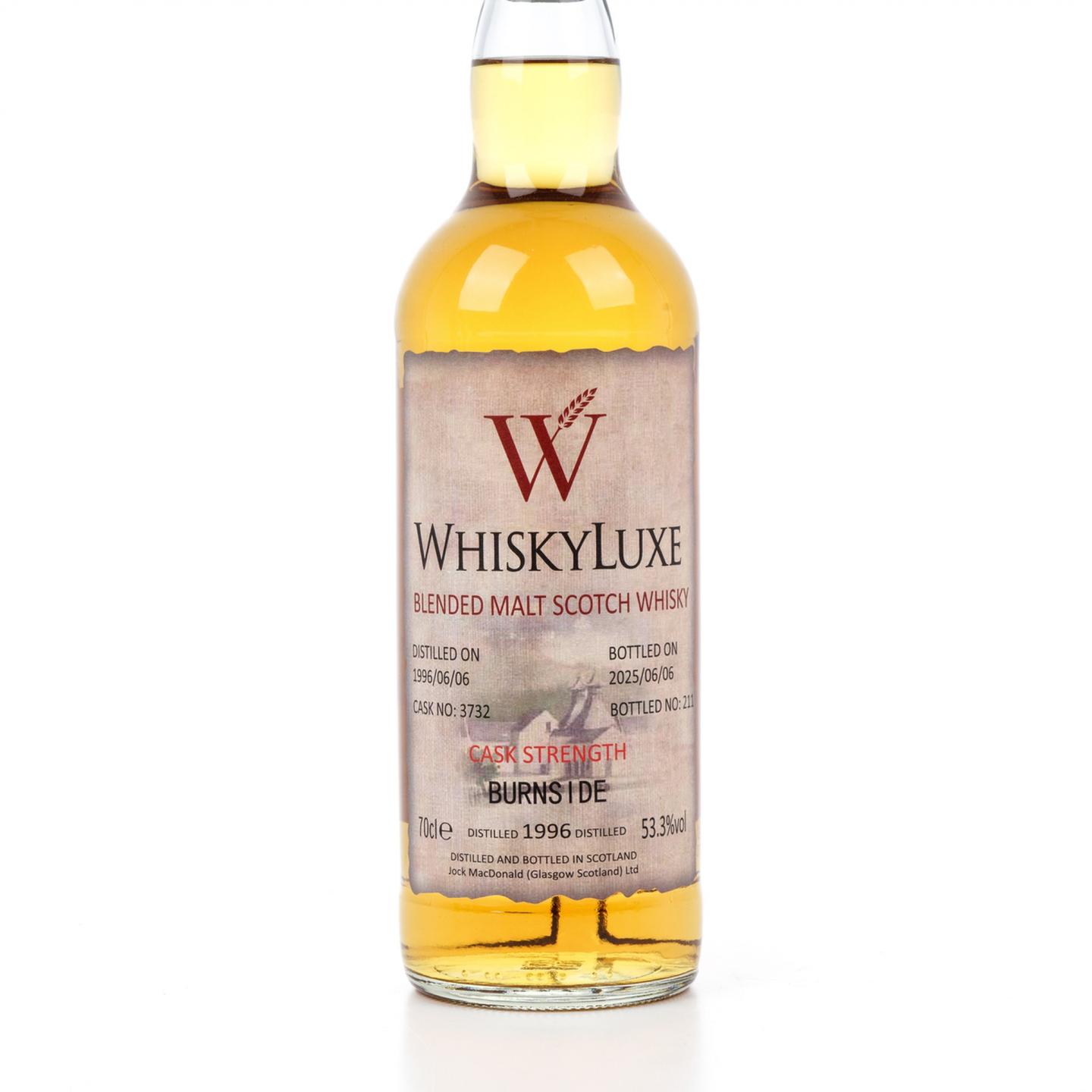 Burnside 1996-2025 百富汤匙桶#3732 Whiskyluxe 桶强