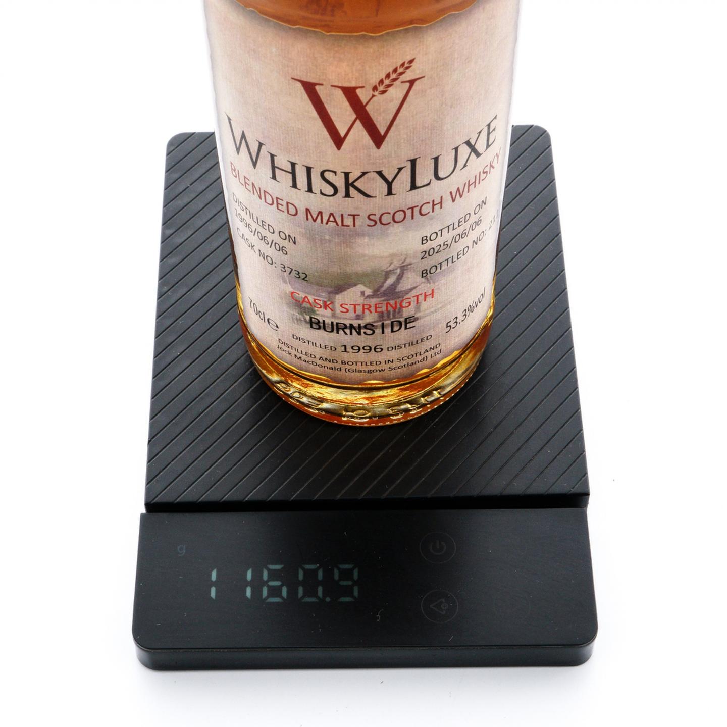 Burnside 1996-2025 百富汤匙桶#3732 Whiskyluxe 桶强