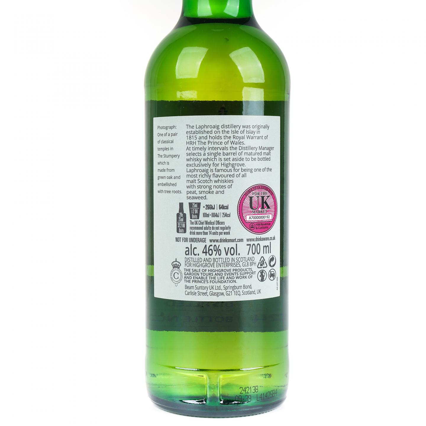 拉弗格 12年 2011-2024 Highgrove 单桶#2878 木盒