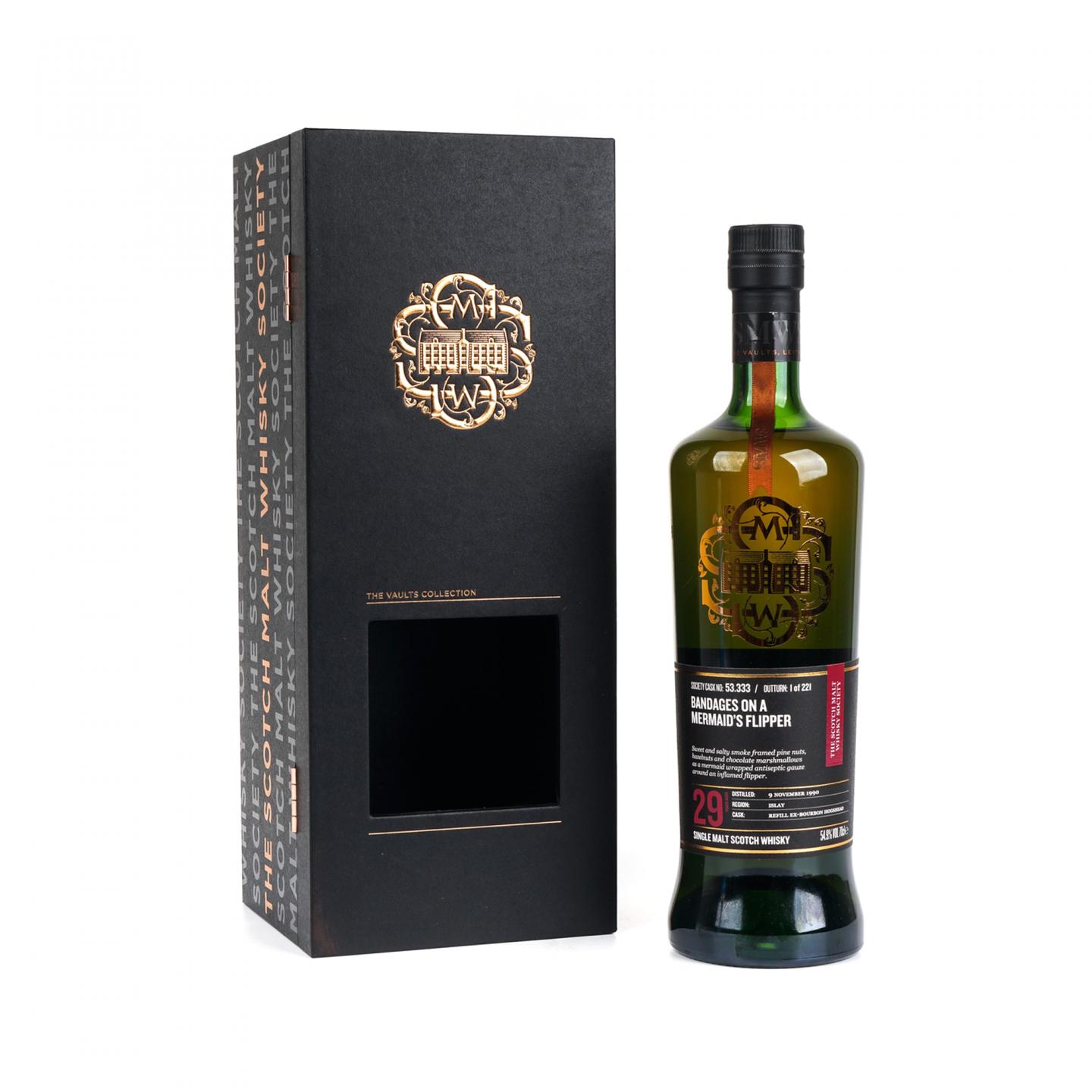 SMWS 53.333 卡尔里拉 29年 1990 典藏黑标 窖藏系列
