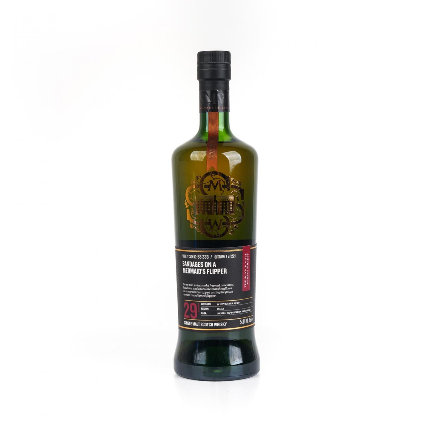 SMWS 53.333 卡尔里拉 29年 1990 典藏黑标 窖藏系列