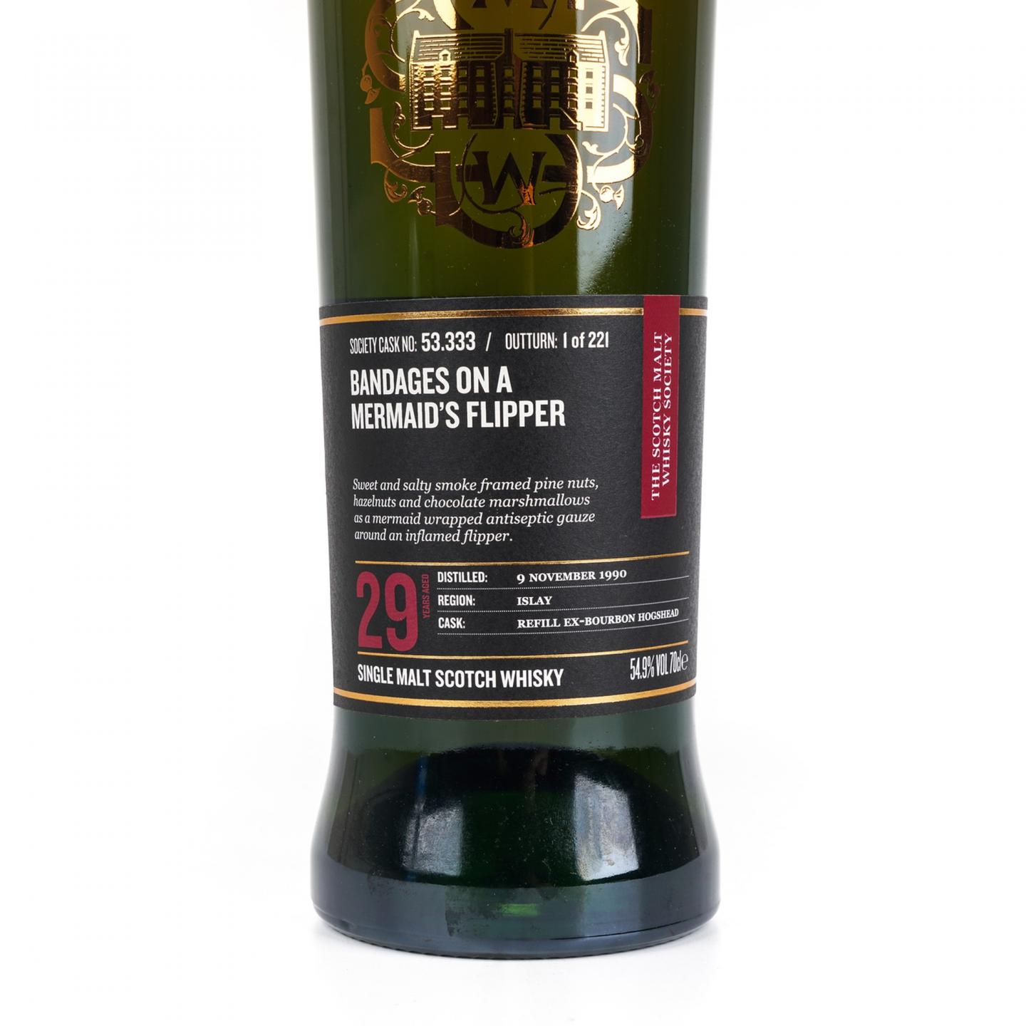 SMWS 53.333 卡尔里拉 29年 1990 典藏黑标 窖藏系列