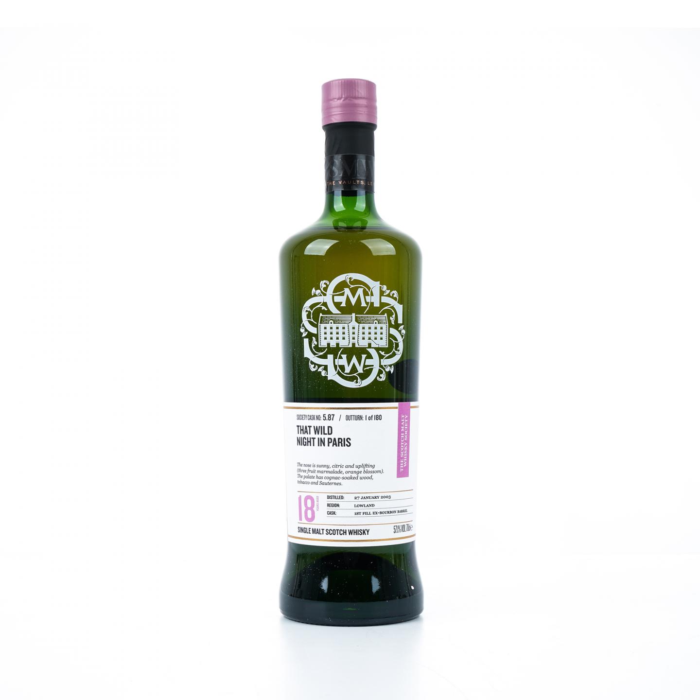 SMWS 5.87 欧肯特轩 18年 2003
