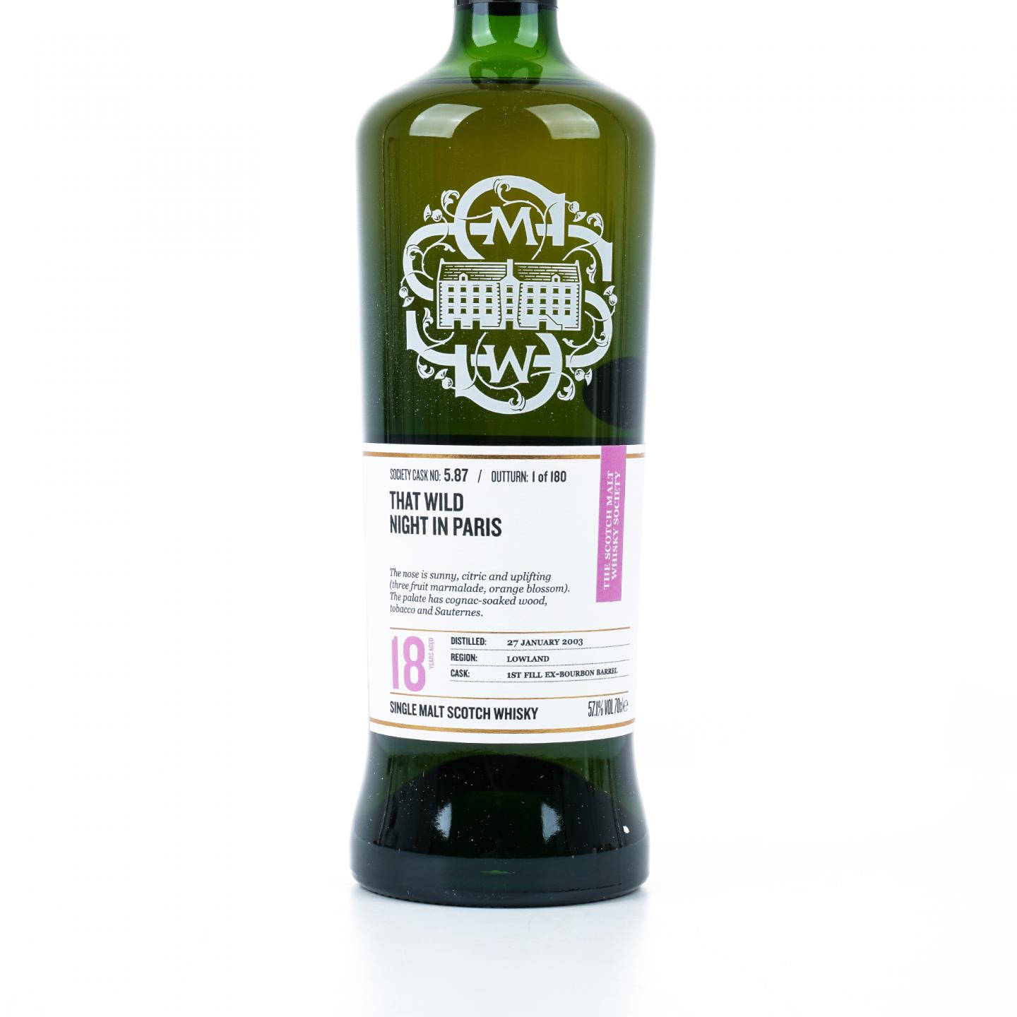 SMWS 5.87 欧肯特轩 18年 2003