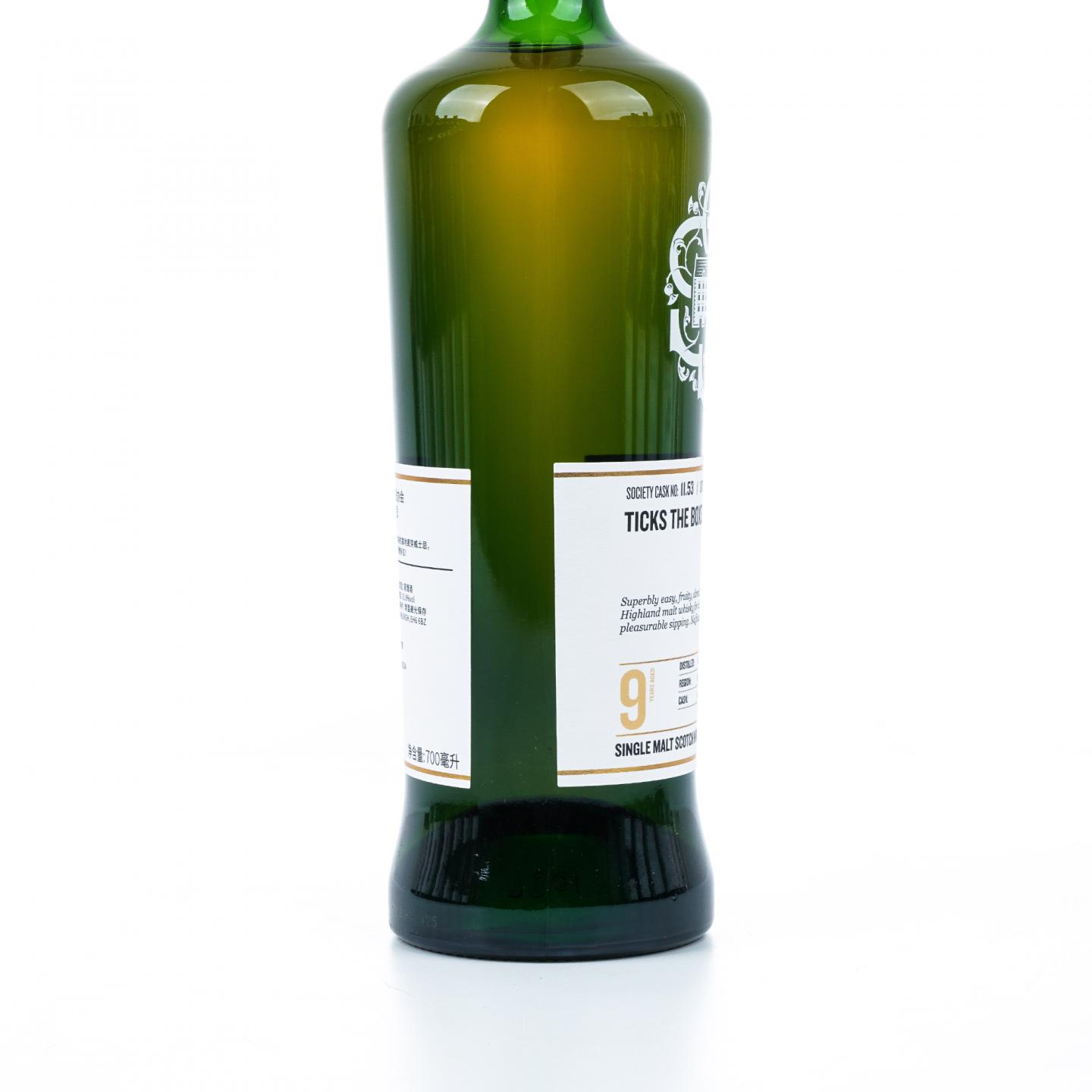 SMWS 11.53 汤马丁 9年 2015 波本桶