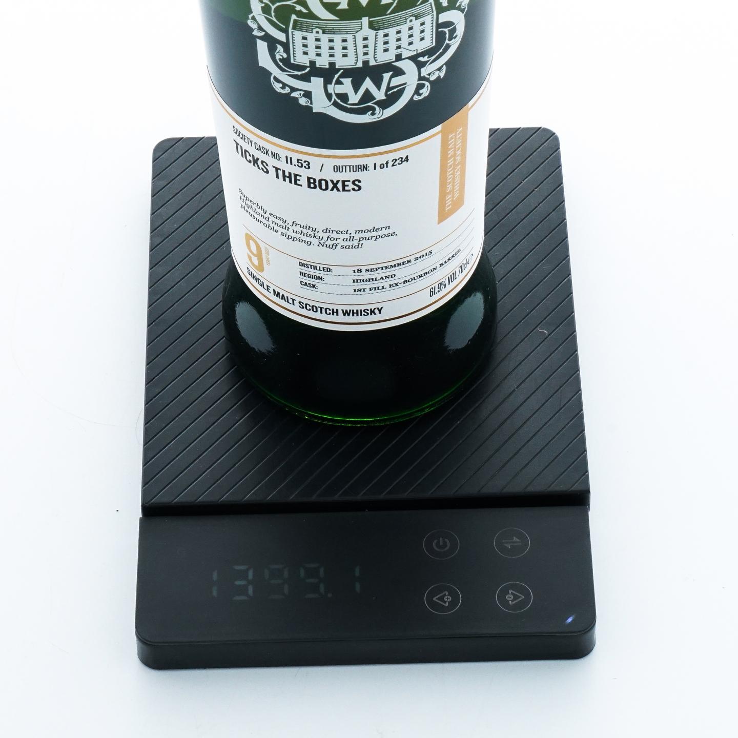 SMWS 11.53 汤马丁 9年 2015 波本桶