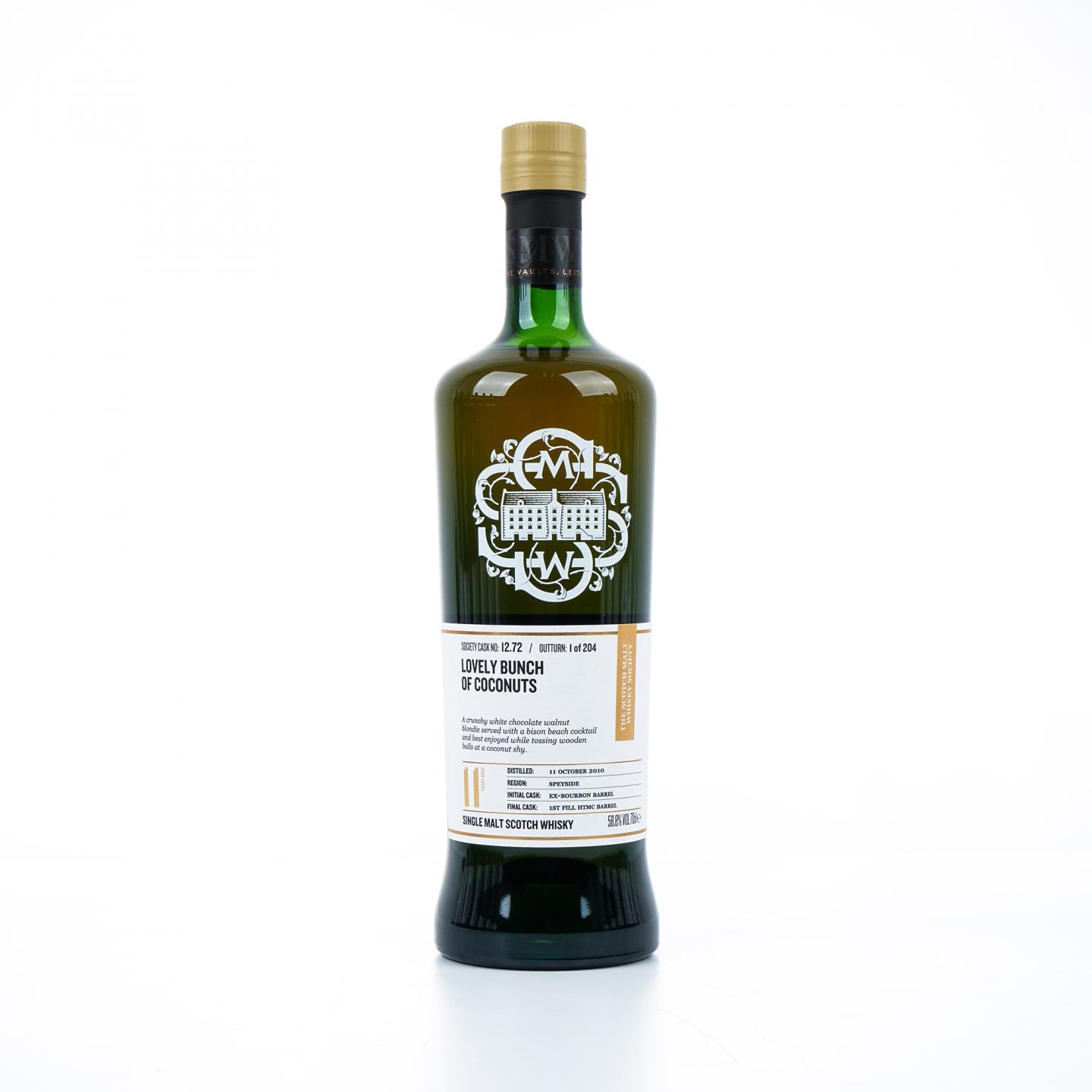 SMWS 12.72 本利亚克 11年 2010 单桶