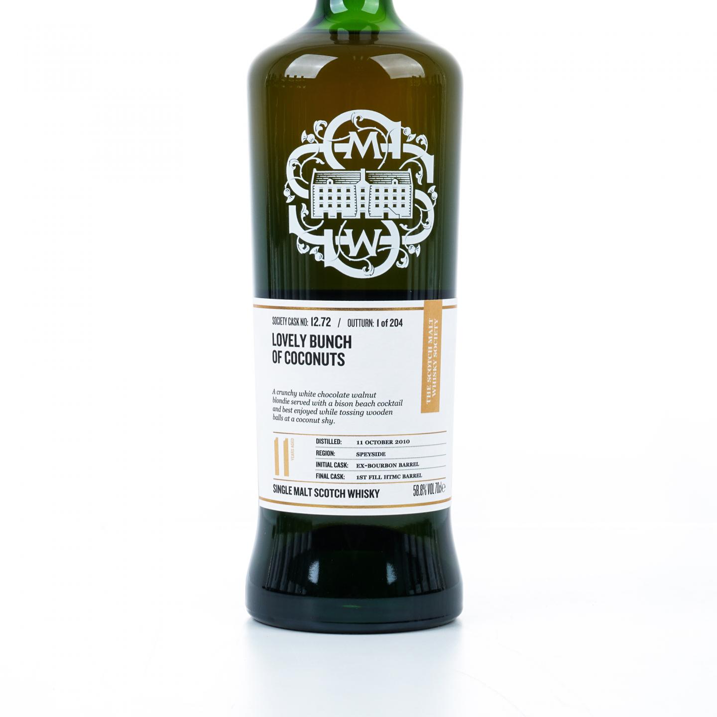 SMWS 12.72 本利亚克 11年 2010 单桶