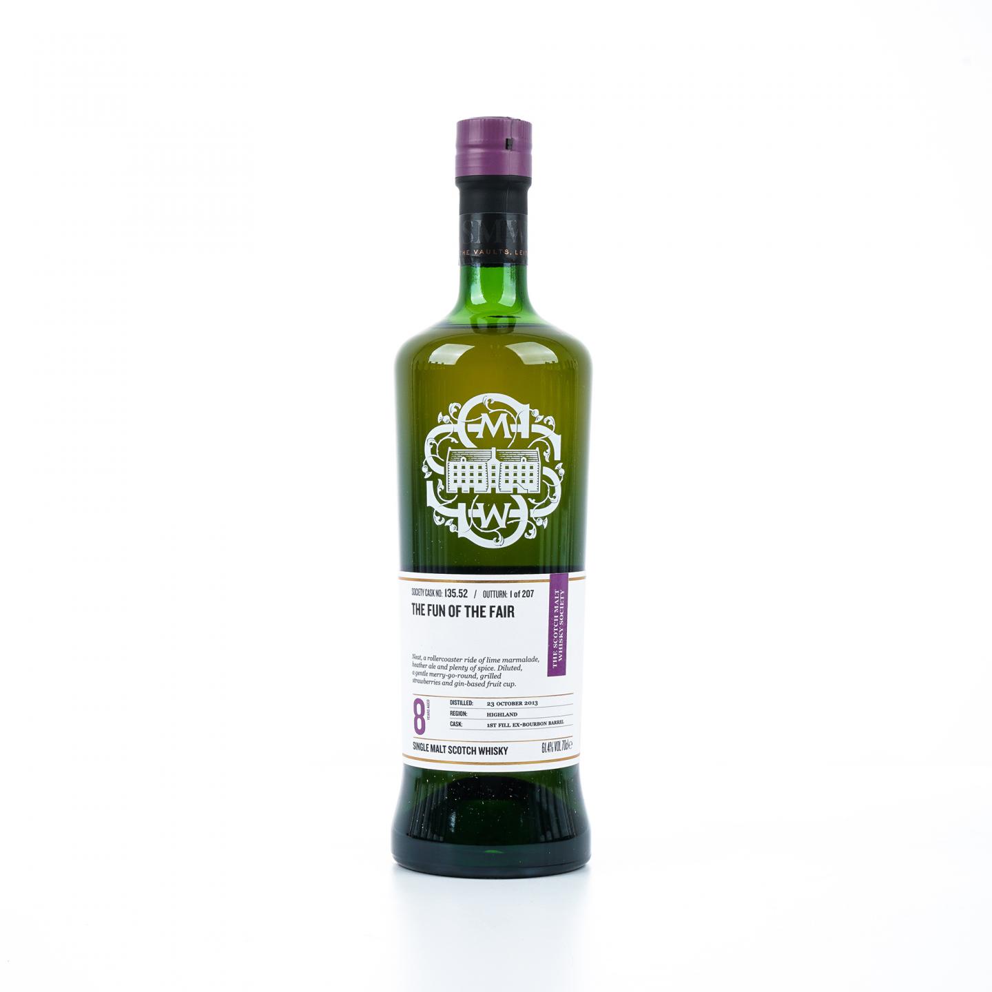 SMWS 135.52 罗曼湖 8年 2013 波本桶