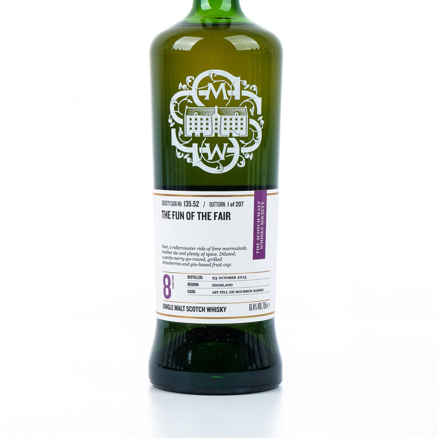 SMWS 135.52 罗曼湖 8年 2013 波本桶