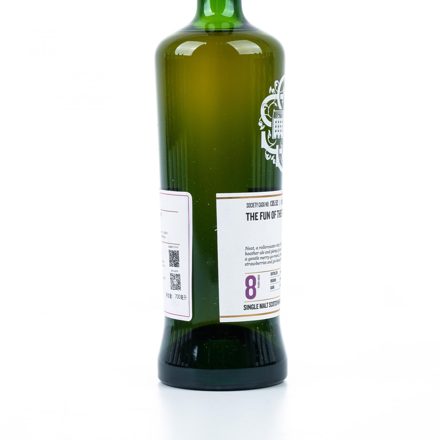 SMWS 135.52 罗曼湖 8年 2013 波本桶