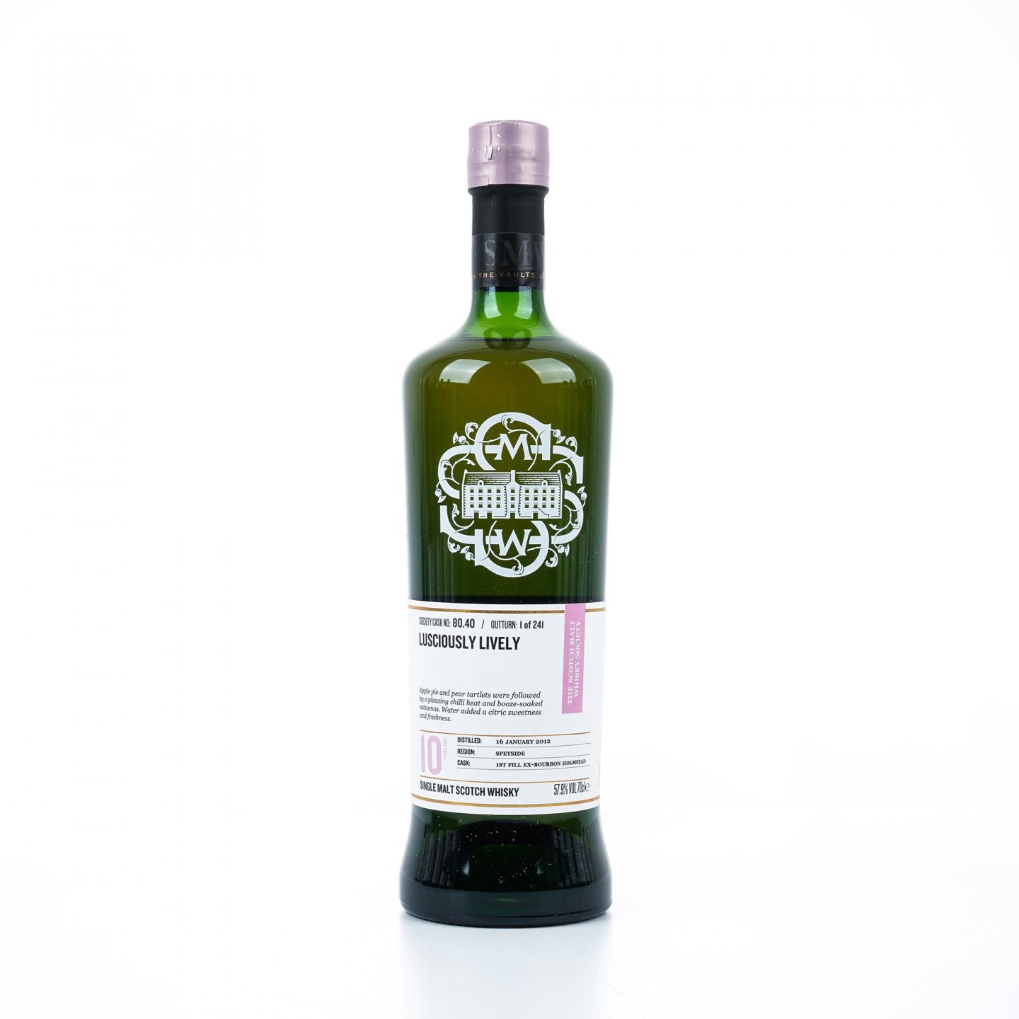 SMWS 80.40 格兰斯贝 10年 2012 单桶