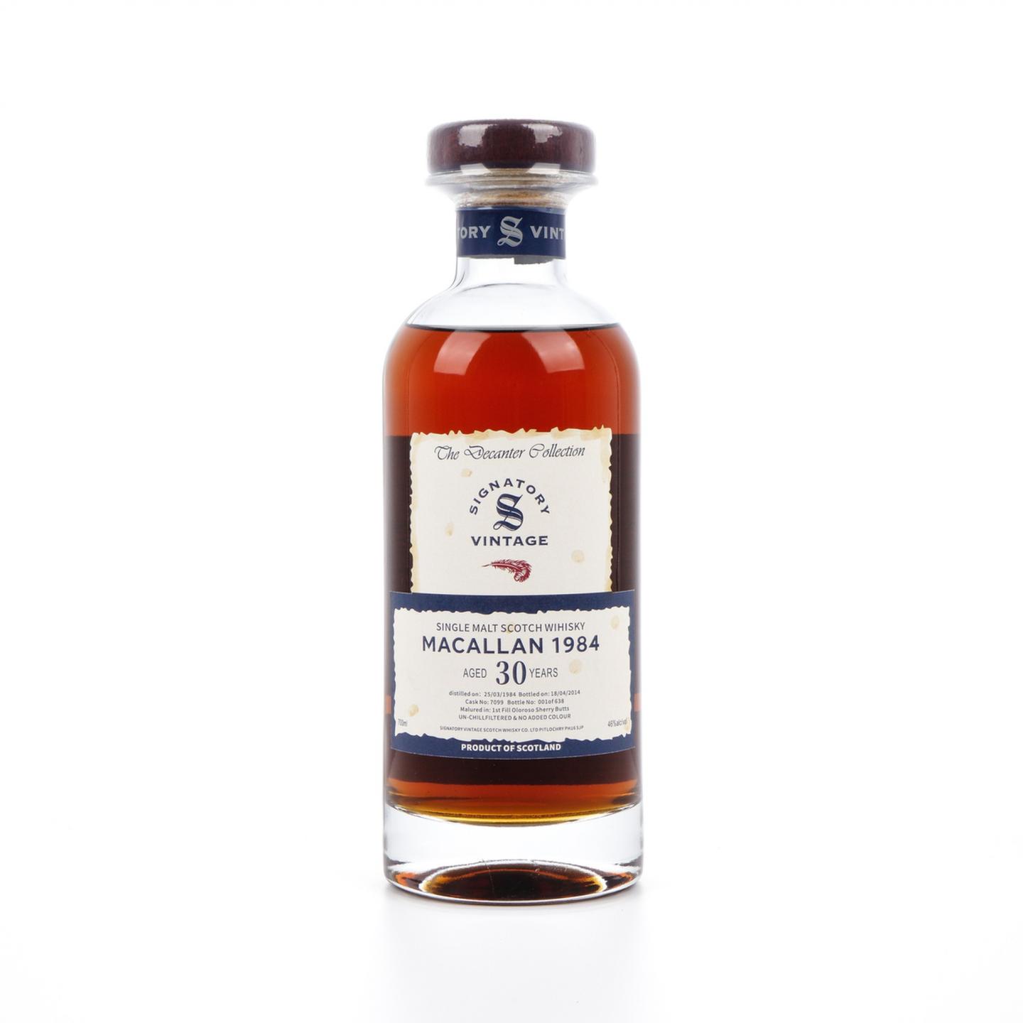 麦卡伦 30年 1984-2014 初填雪莉桶#7099 SV 700ml