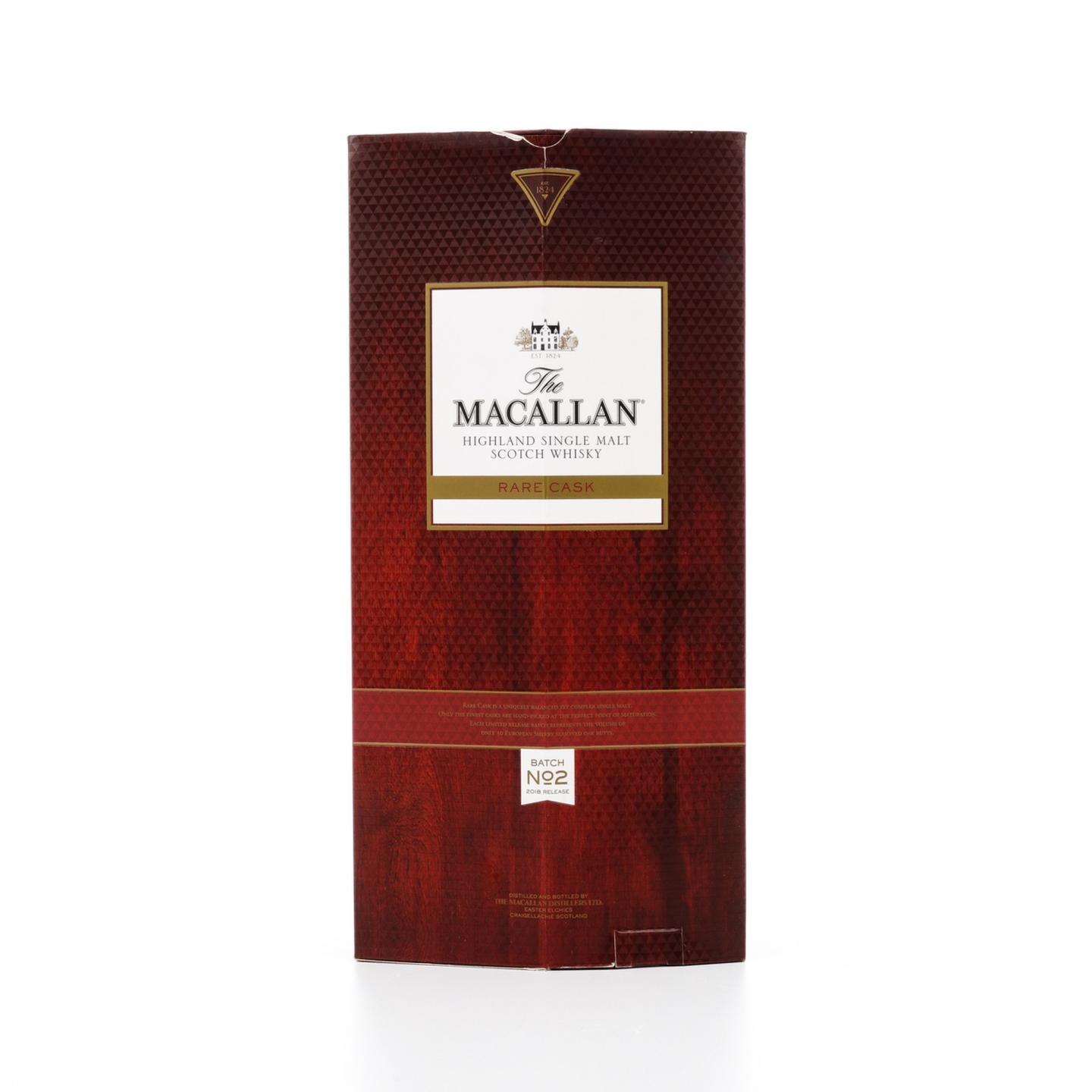 麦卡伦 2018 皓钻 Rare Cask Batch No. 2 行货