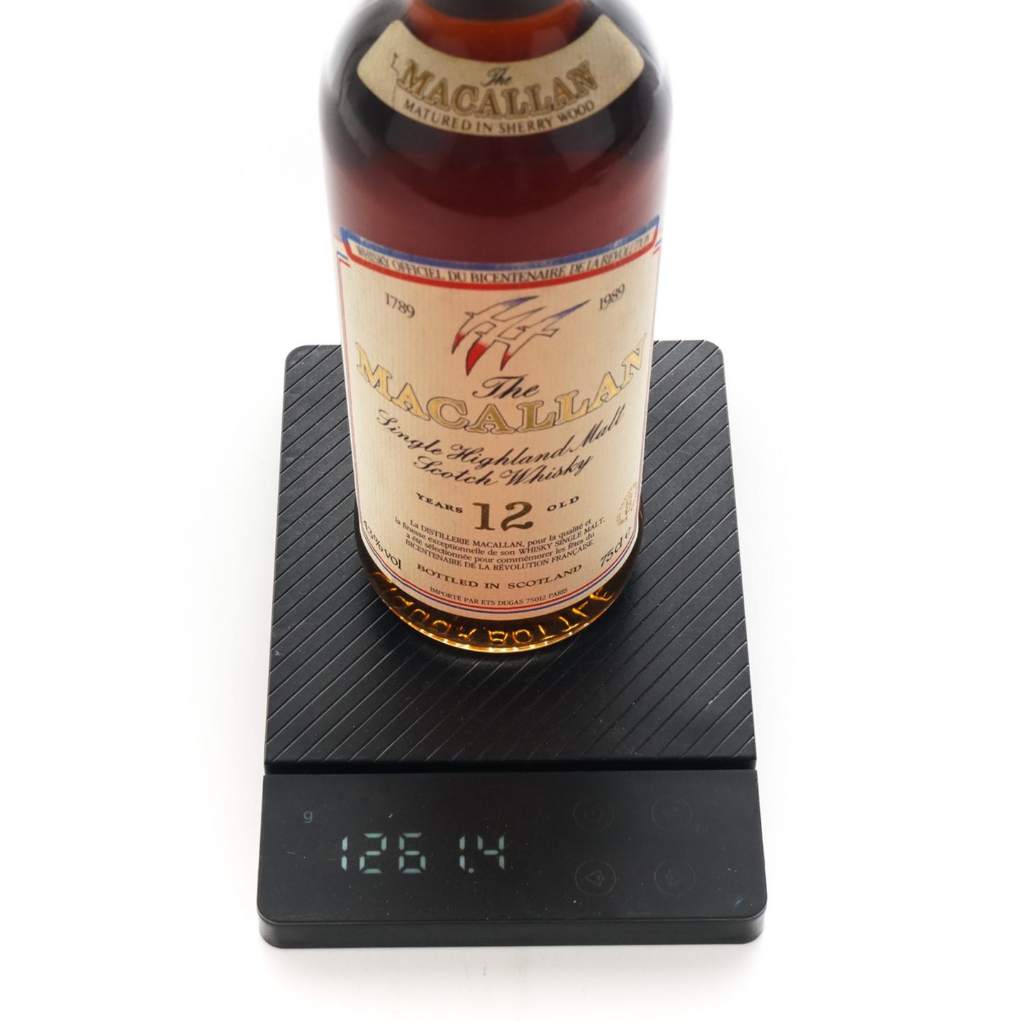 麦卡伦 12年 法国大革命 200 周年纪念版 雪莉桶 750ml