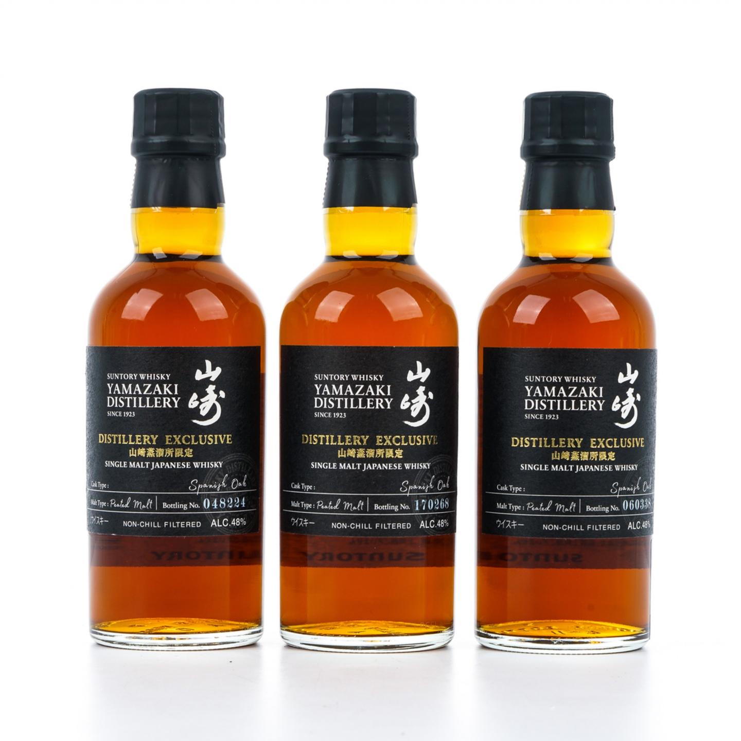 【中样】山崎蒸馏所限定 Peated Malt 180ml*3支组