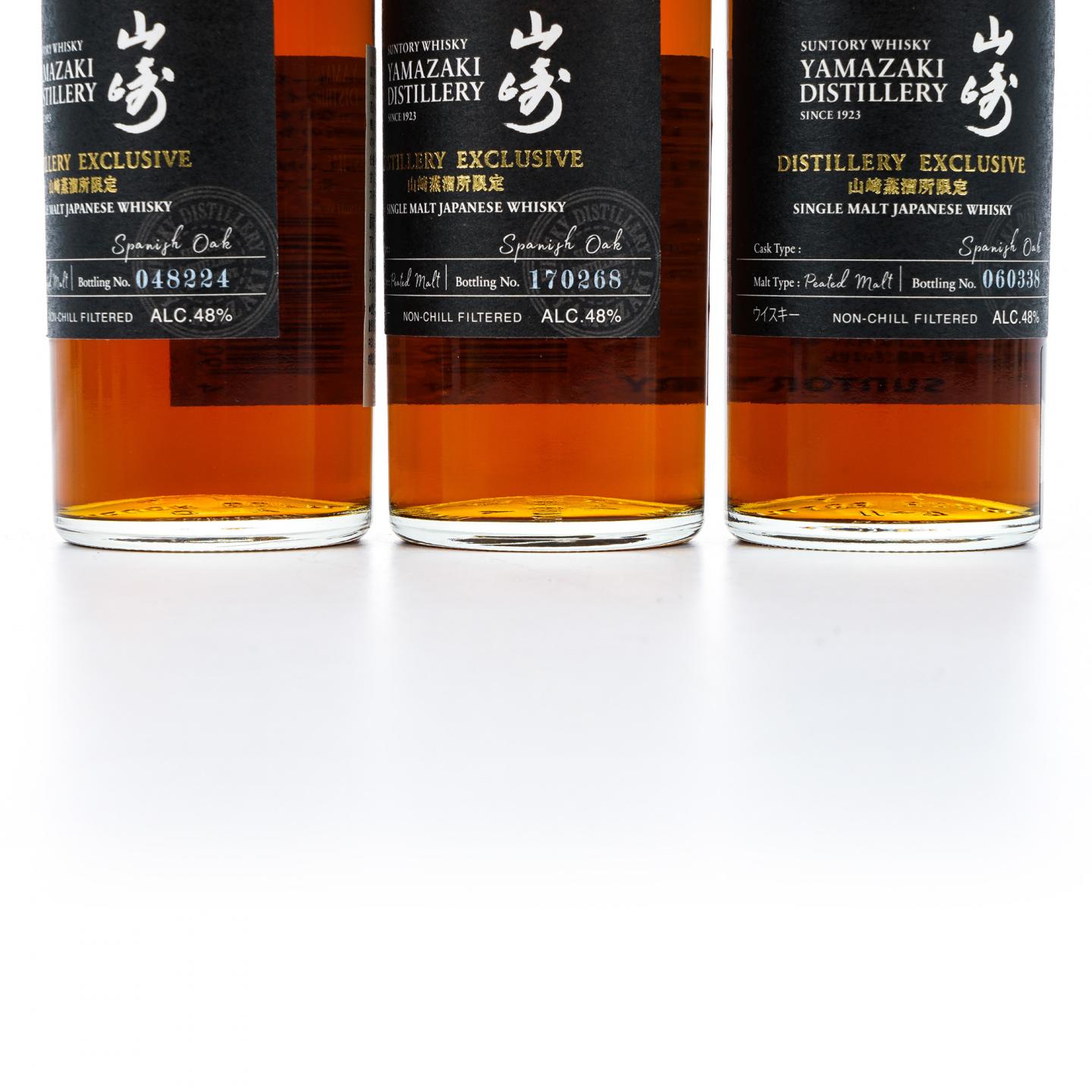 【中样】山崎蒸馏所限定 Peated Malt 180ml*3支组