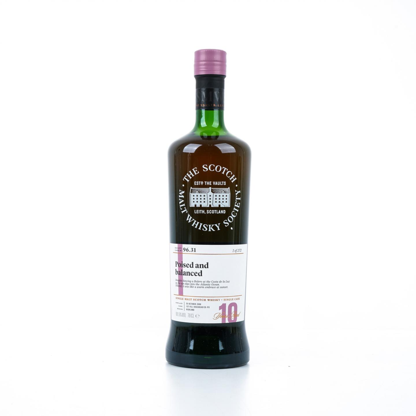 SMWS 96.31 格兰多纳 10年 2008 雪莉桶后熟 行货