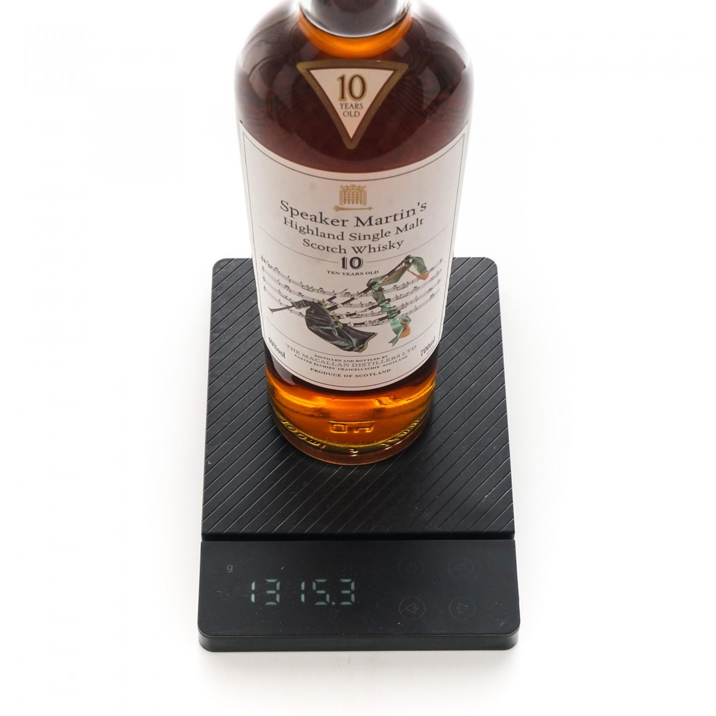 麦卡伦 10年 Speaker Martin's 700ml