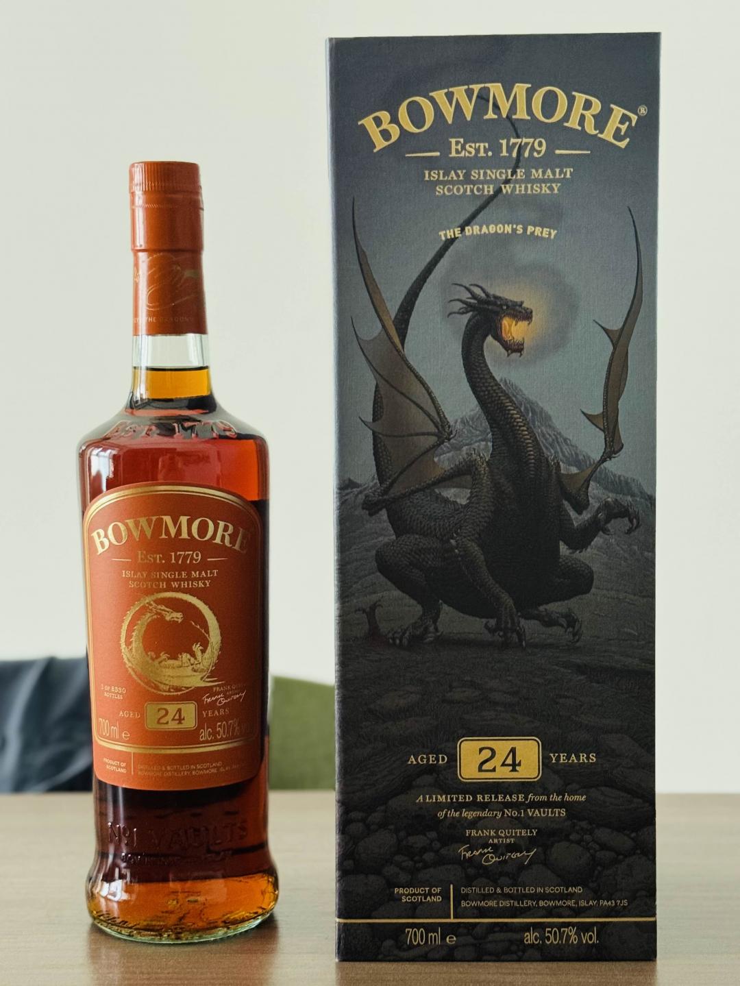 bowmore限量版波摩24年 龙之猎