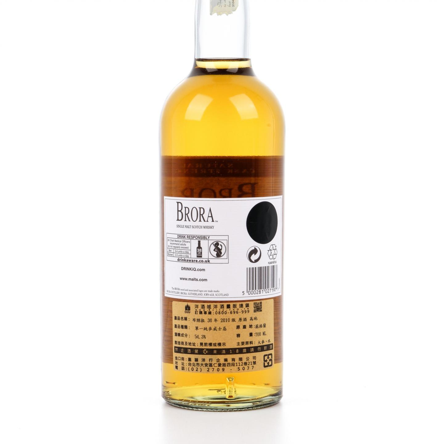 布朗拉 30年 2010 桶强 54.3%