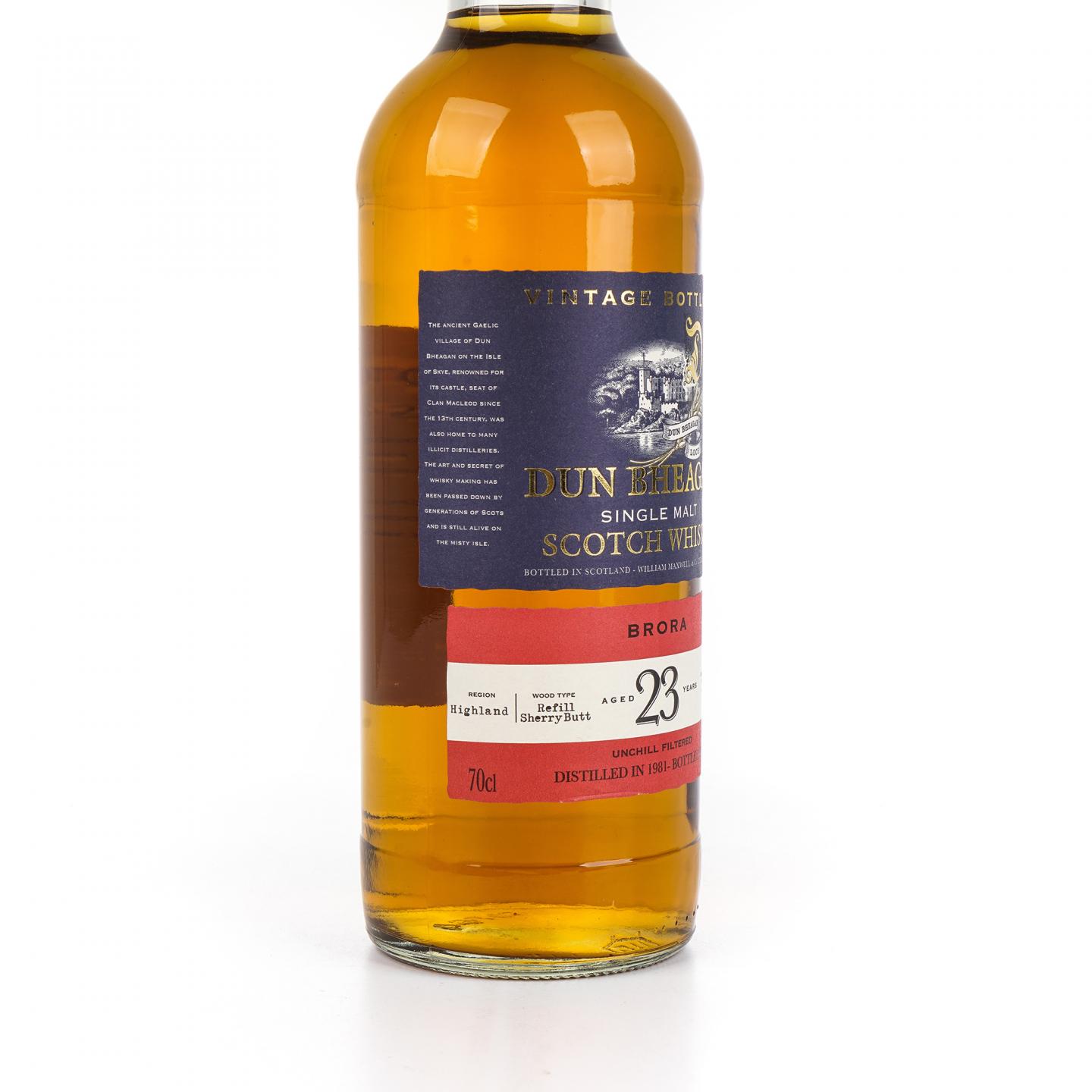 布朗拉 23年 1981-2005 Dun Bheagan 雪莉桶#1512