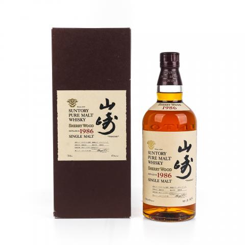 山崎 1986-2003 雪莉桶 金花标