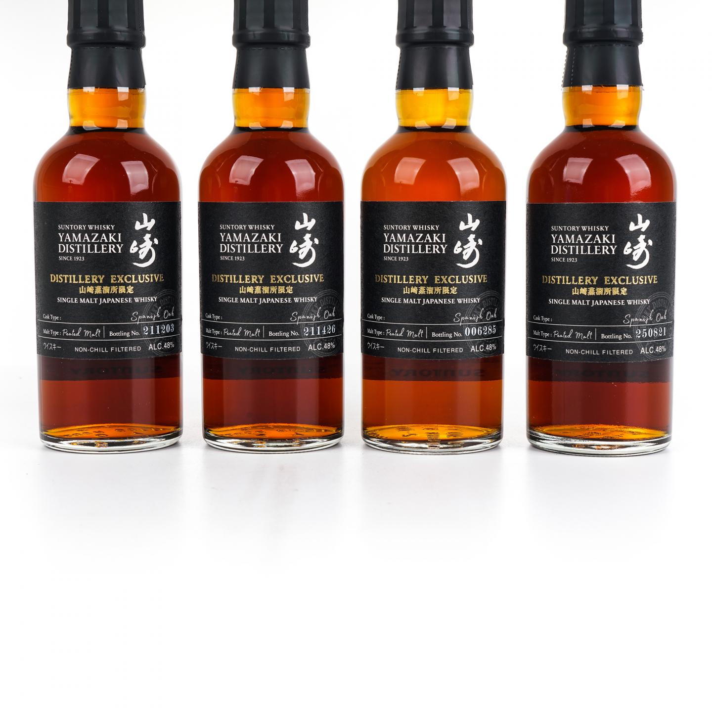 【中样】山崎蒸馏所限定 Peated Malt 4瓶组*180ml