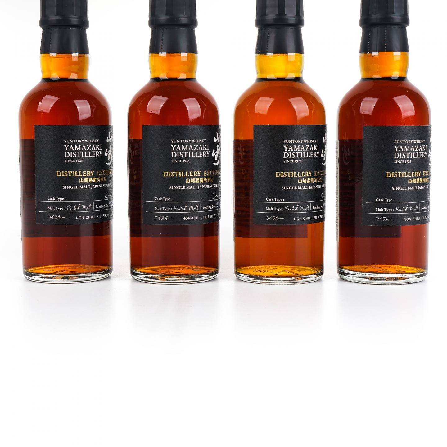 【中样】山崎蒸馏所限定 Peated Malt 4瓶组*180ml