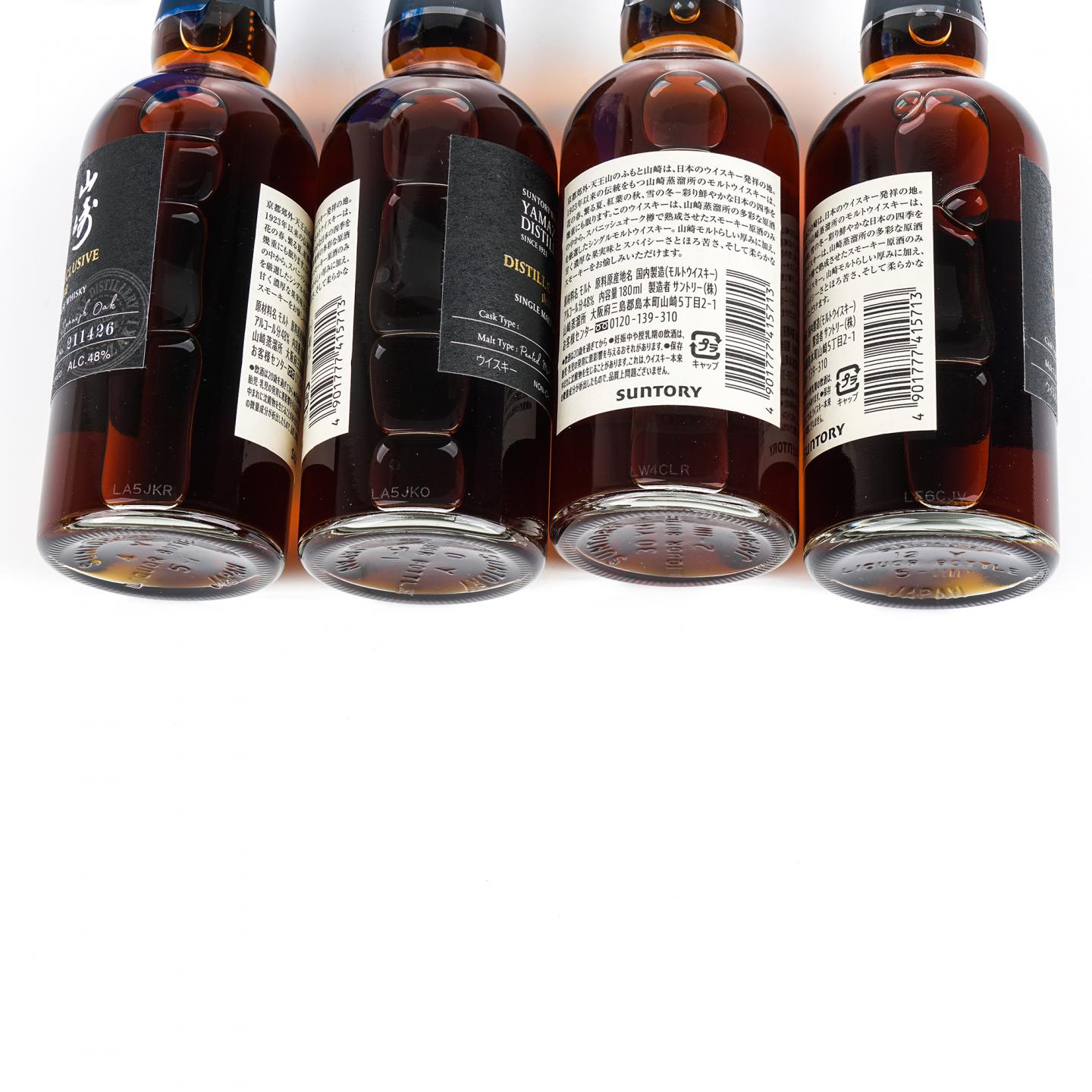 【中样】山崎蒸馏所限定 Peated Malt 4瓶组*180ml