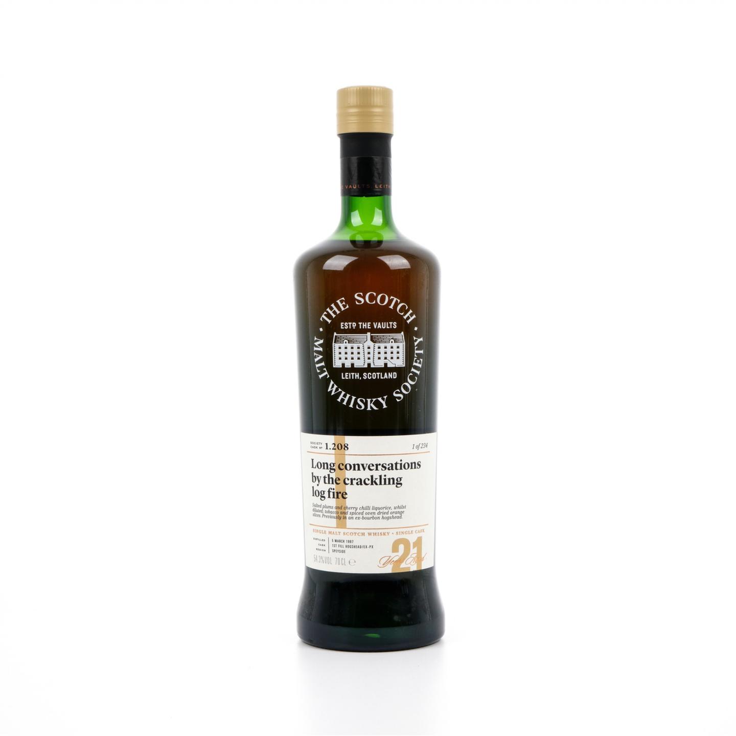 SMWS 1.208 格兰花格 21年 1997 单桶
