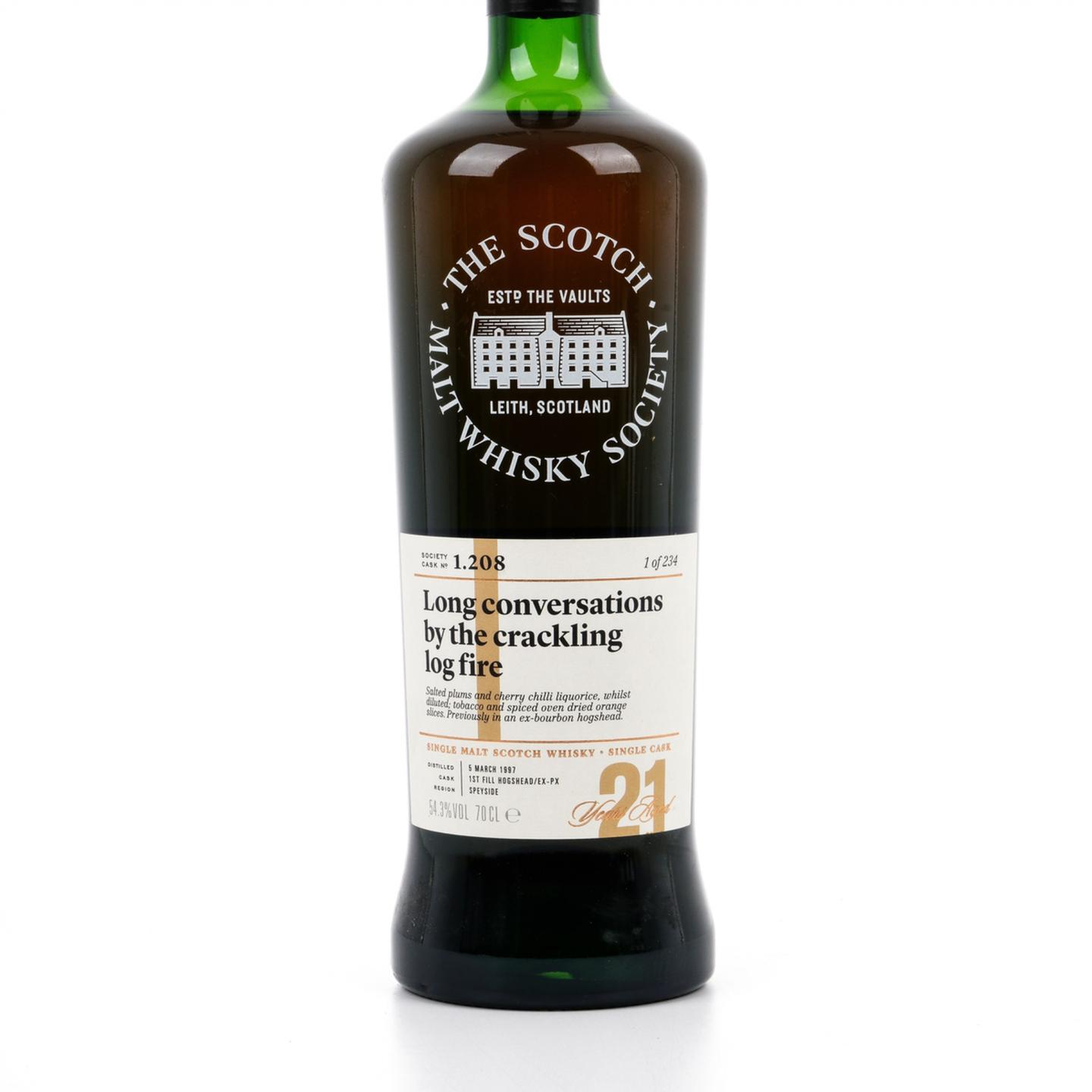 SMWS 1.208 格兰花格 21年 1997 单桶