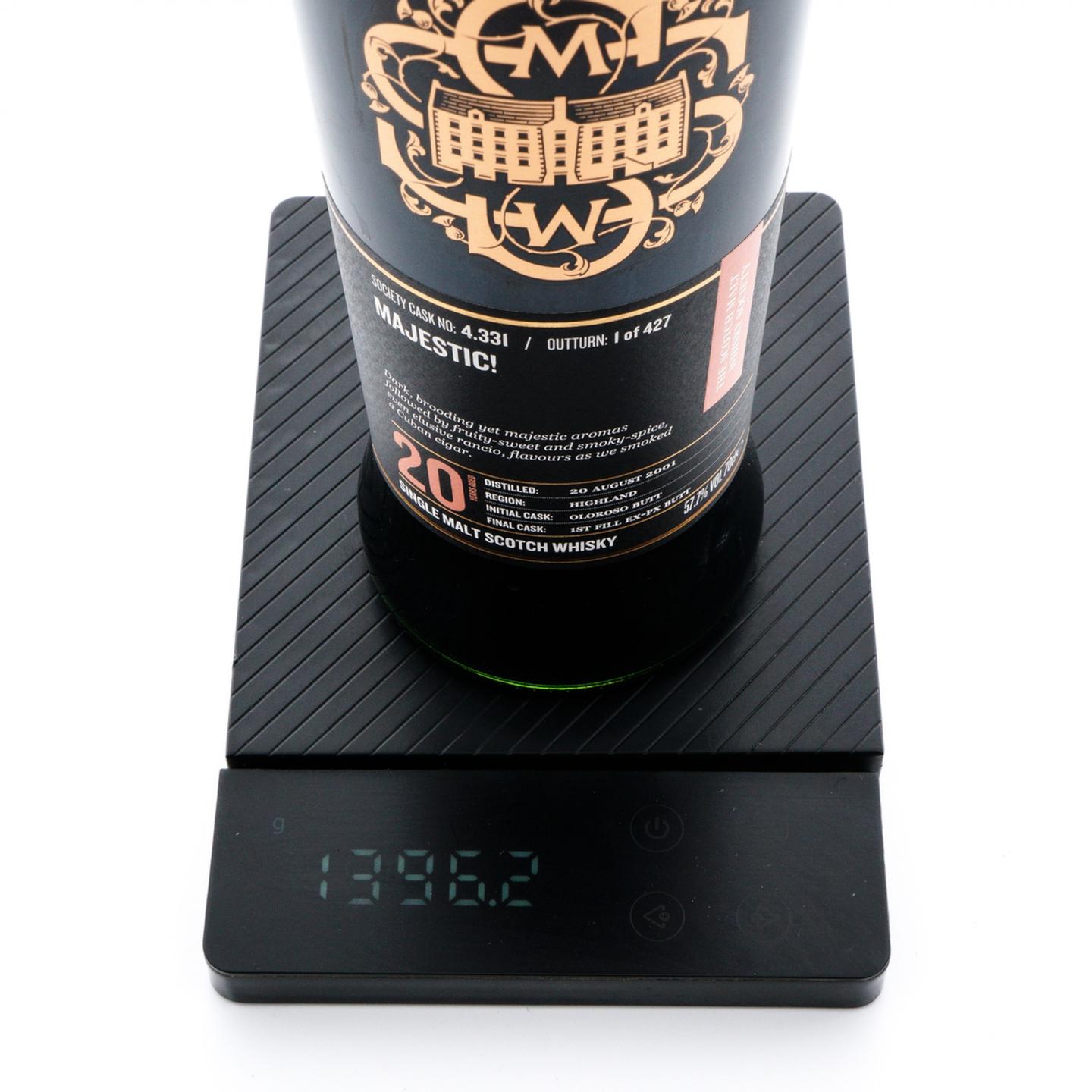 SMWS 4.331 高原骑士 20年 2001 雪莉桶